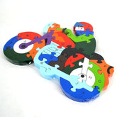 2 in 1 Animal Puzzle  - Pack of 1 - Bike